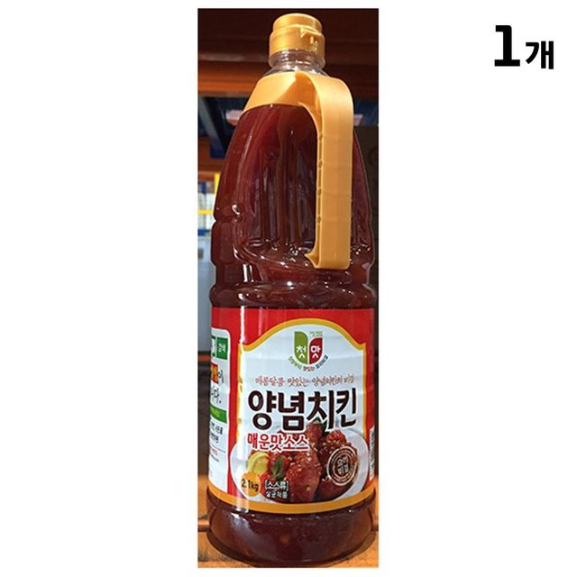 매운맛 양념치킨소스 청우 2.1k, 소포장 치킨 양념