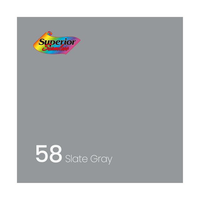 촬영 스튜디오 배경지 2.7 x 11m 58 Slate Grey