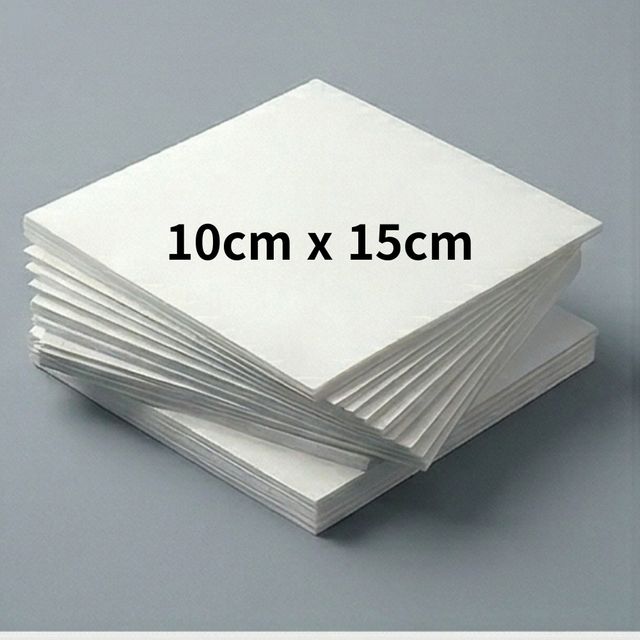 사각 종이호일 다용도 에어프라이어용 대용량 화이트 10cmx 15cm 1000개
