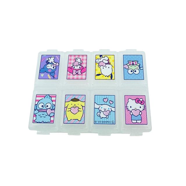 산리오 휴대용 알약케이스 약통 8포켓