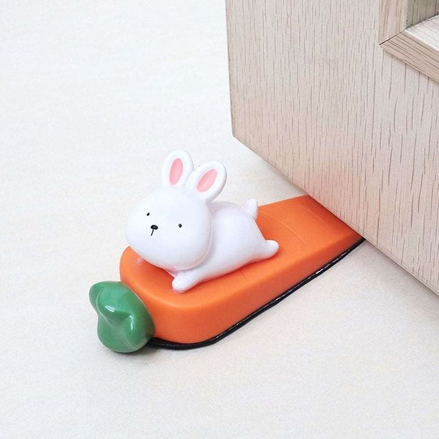 문고정장치 문소음방지 방 방지 도어 문 콕 스토퍼 토끼 쿠션 충격