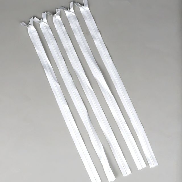 JPAR 미싱부자재 콘솔지퍼 백아이보리 45cm 5P OWJ51212