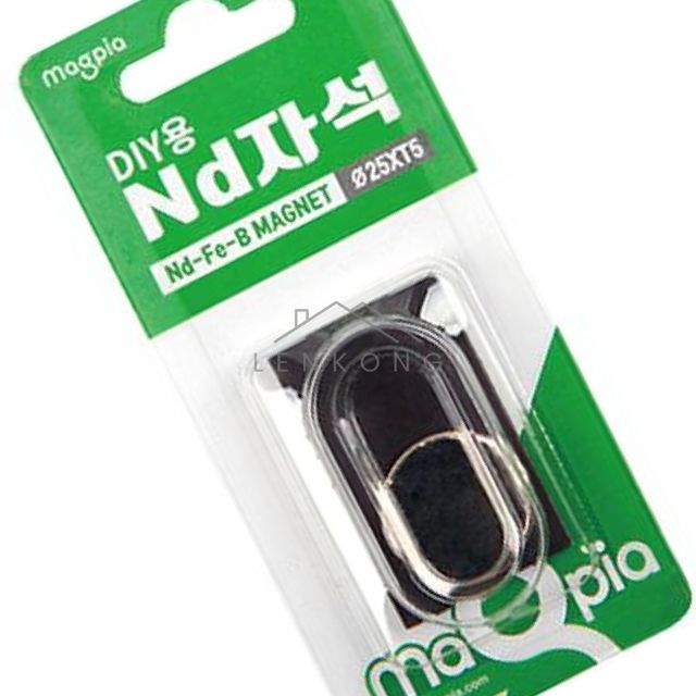 원형마그네틱 ND자석 원형강력자석 DIY MND 25 05 25Φx5.0T 1판1EA