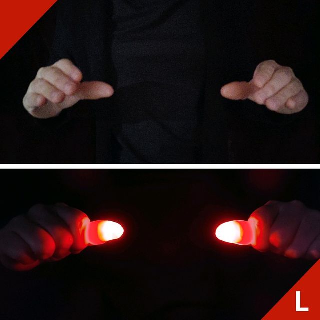 JL매직 대량 도매 LED핑거라이트 10세트(2개1세트) 일반형 이동하는불빛 파티 응원도구 딜라이트