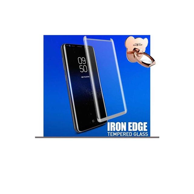 V30 V35 아이언엣지 풀커버강화유리+베어 링SET