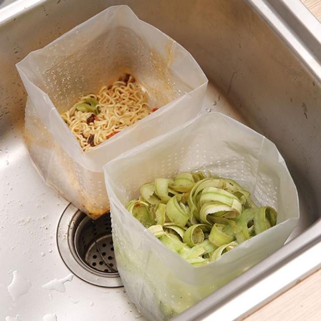 음식물찌꺼기 분리망 빅사이즈 물빠짐 싱크백 30P