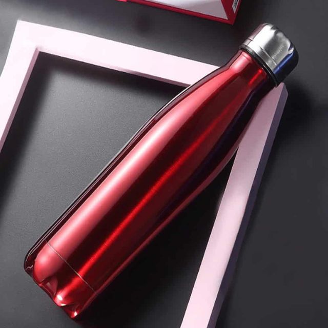 500ml 진공 보온병(레드) 보온죽통 스탠보온병