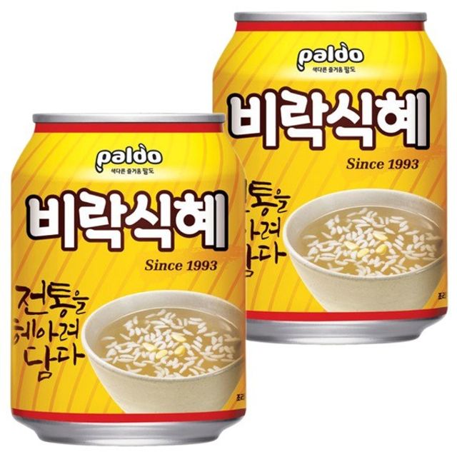 팔도 비락식혜 238ml x 24캔, 전통 음료 차음료 세트