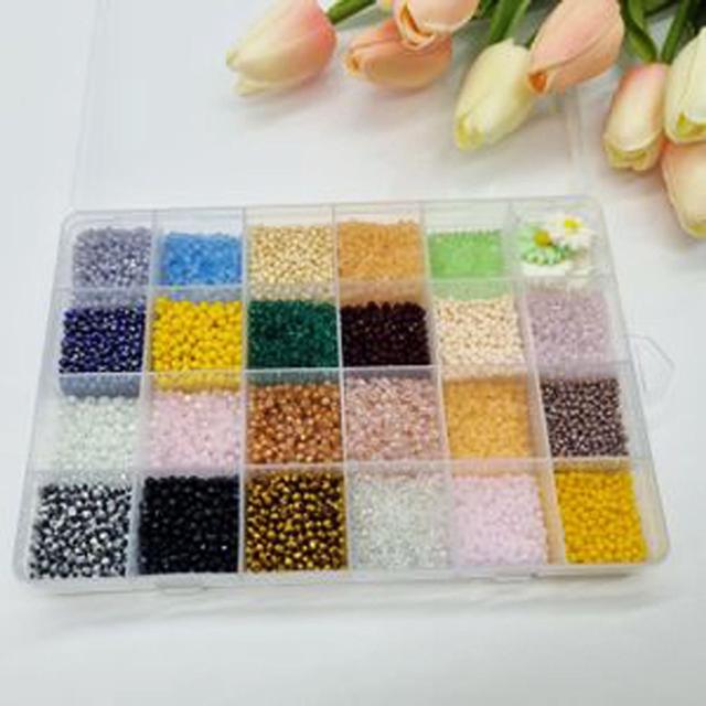 수납정리함 플라스틱 소품 정리 박스 24구