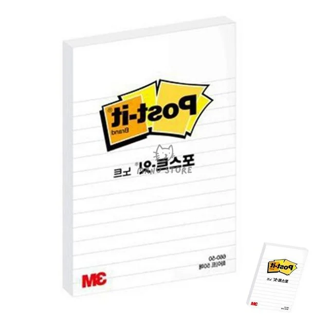 점착식메모지 귀여운메모지 포스트잇 노트 화이트 스노우화이트 102x152mm