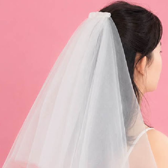 면사포 웨딩베일 샐프웨딩 망사 브라이덜샤워 파티 이벤트 LD500