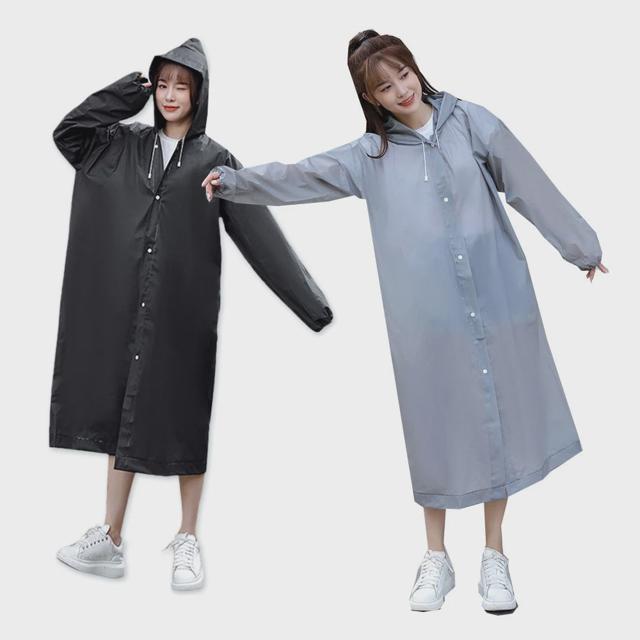 고급형 에바 패션 우비 레인코트 남녀공용 롱코트