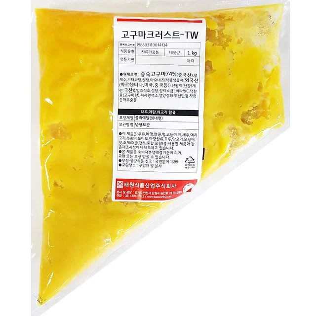 업소용 식자재 재료 고구마무스 크러스트 삼각형 1kg