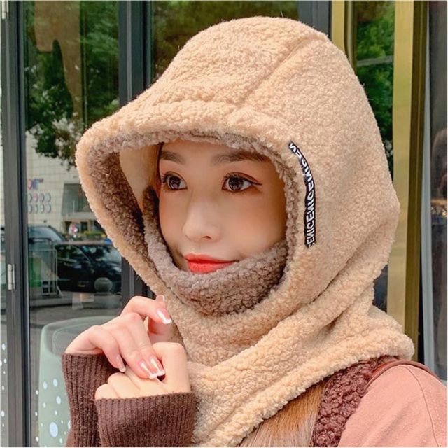 여성 방한 뽀글이 바라클라바, 귀달이 후드워머 마스크