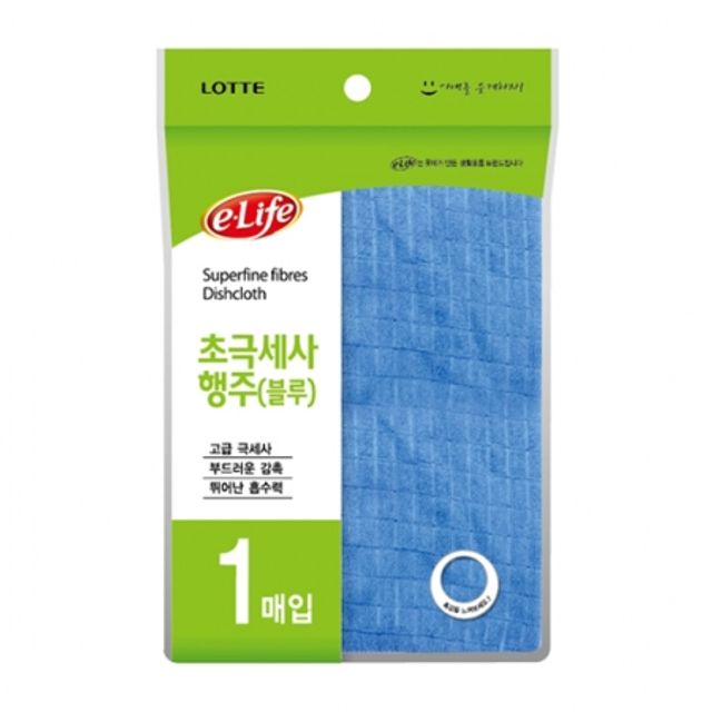 이라이프 초극세사행주 바둑행주 39x59cm 1매입