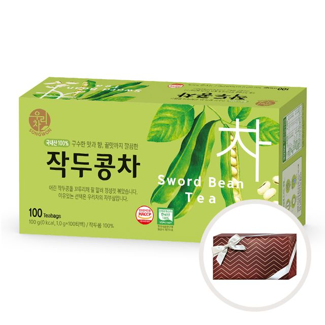 (무배/수제선물포장) 송원 작두콩차 100티백