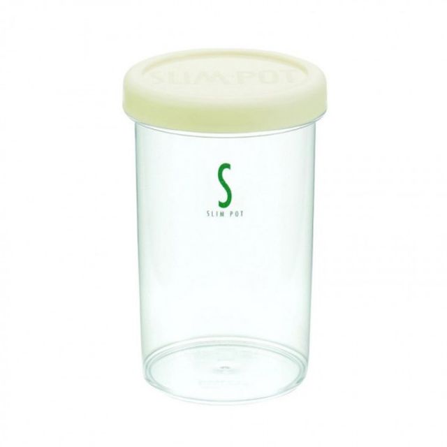 밀폐용기 (680ml) 일본아이디어주방 식재료보관 수납 정리 보관통 슬림포트 화이트