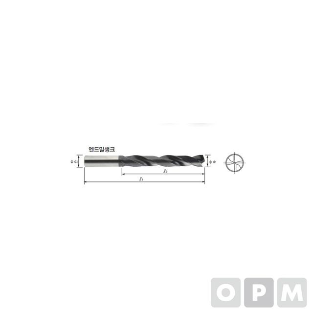 YG 초경팡팡롱드릴 D5.2x6x50x83 DPPA02052 1EA - 정밀 구멍 가공용 초경 롱드릴