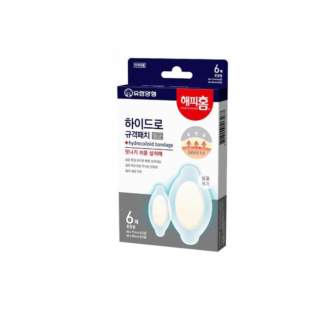 해피홈 하이드로규격패치 혼합형 6매