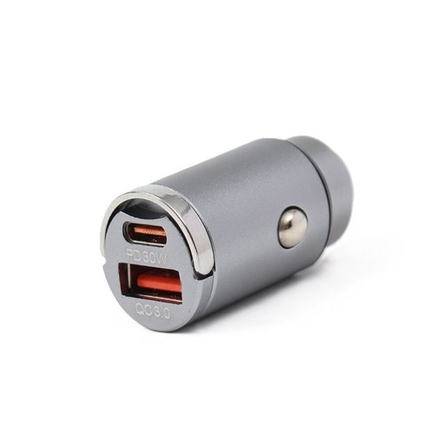 차량용 QC3.0 PD 고속충전 매립형 시거잭 그레이 급속차량용충전기 멀티충전기 차량용시거잭충전기