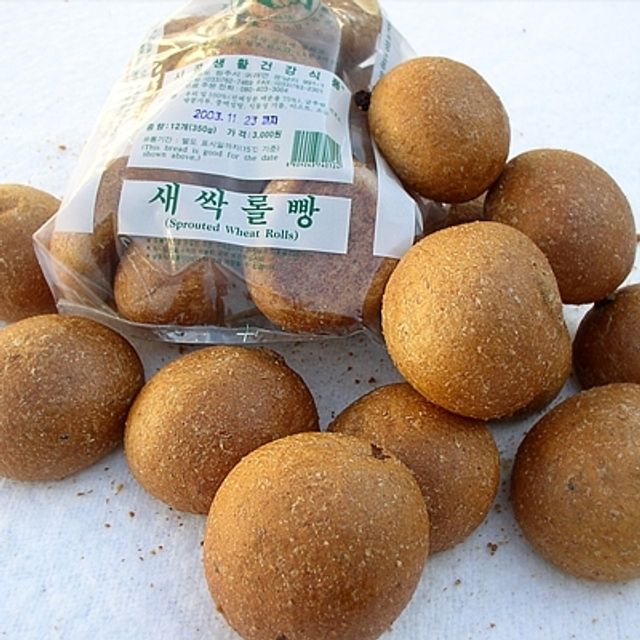 새싹 통밀롤빵(12개입)350g-2개 (화/목 지정발송)
