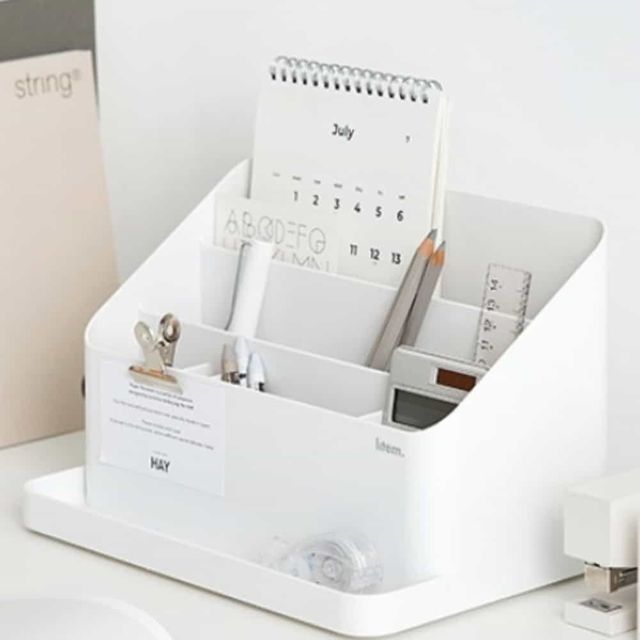 연필꽂이 화장대정리 리템 데스크 탑 홀더