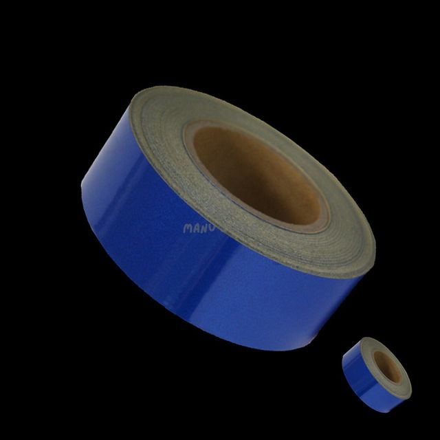 오토바이 반사스티커 차량용 반사테이프 50mm 청색