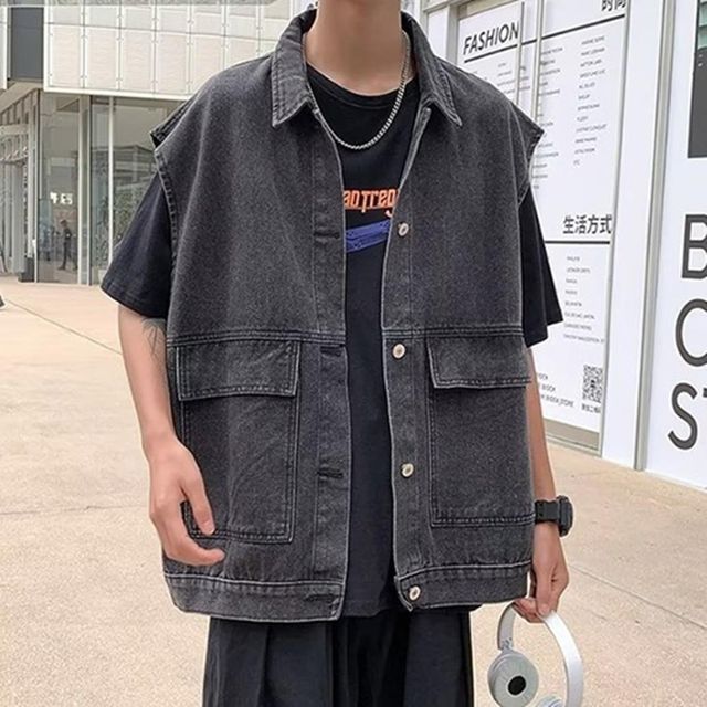 남성조끼 남성베스트 레이어드 니트베스트 이너 가을