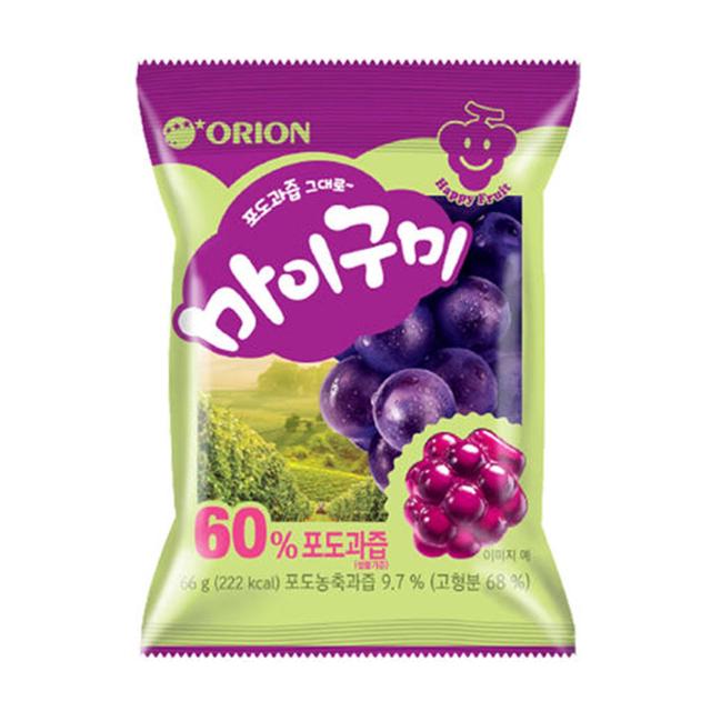 오리온제과 마이구미 포도 66g X 20개