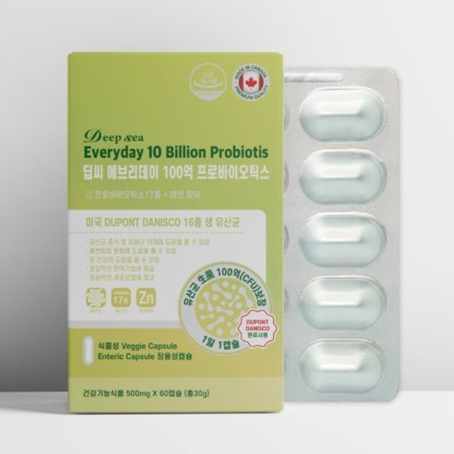 딥씨 에브리데이 100억 프로바이오틱스 500mg x 60캡슐