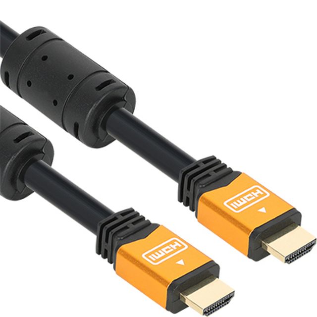 UHD 8K HDMI2.0 케이블 1m 골드메탈 프로젝터 3DTV