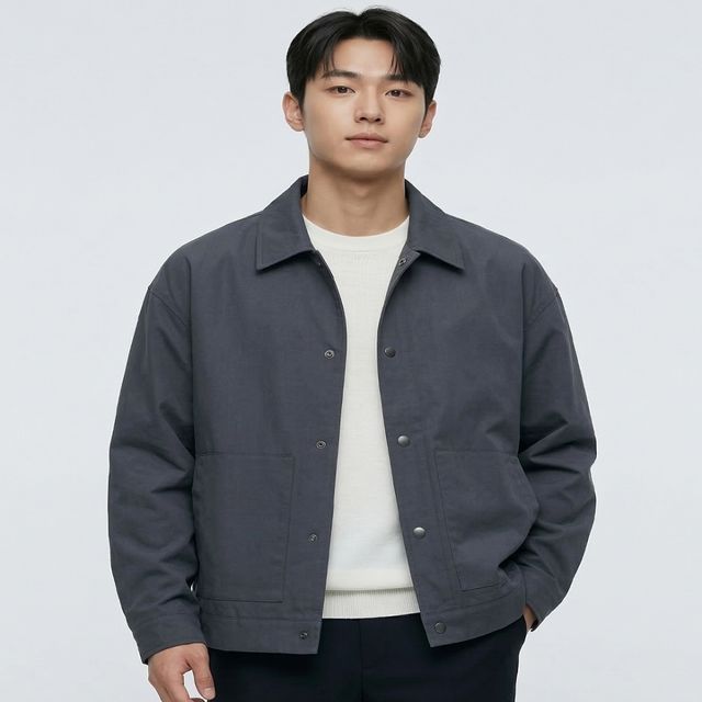 남성 4컬러 간절기 레귤러핏 모던한 포멀 자켓 점퍼