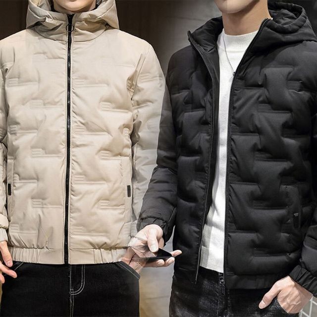경량 겨울용 후드 숏패딩 데일리 보온 아우터