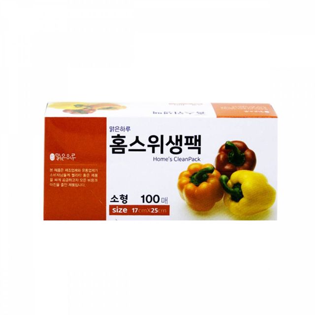TBZ BTM 홈 위생팩 소형 100매 17cmx25cm