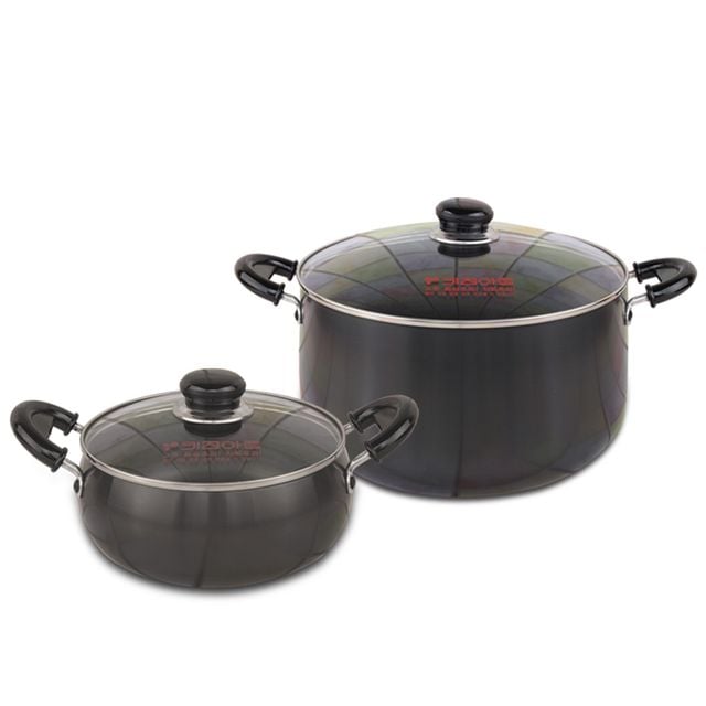 키친아트 쥬노블랙 경질냄비 양수20cm + 곰솥28cm 세트