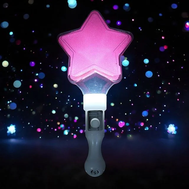 LED 별 야광봉 핑크 행사 콘서트 공연 응원봉 막대형