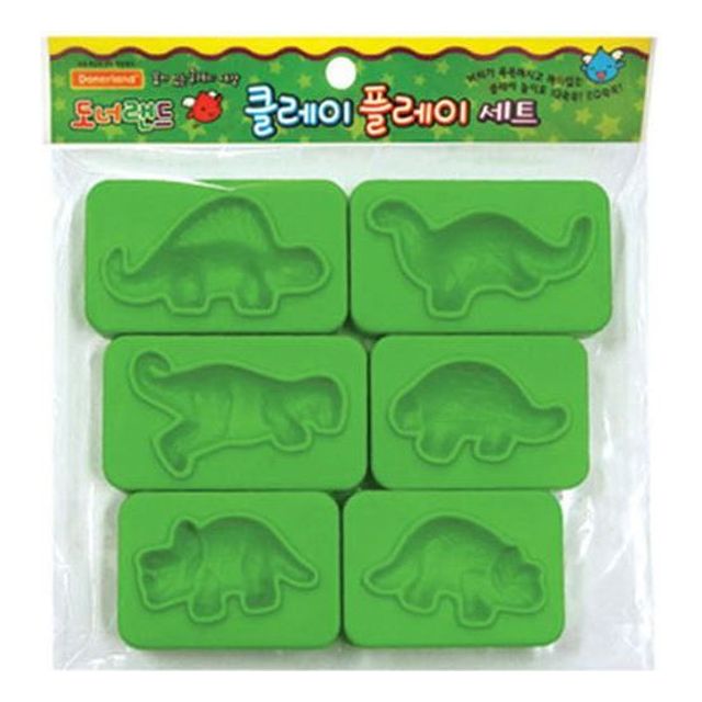 도너랜드조형도구 몰드-공룡친구 6종 - 33839