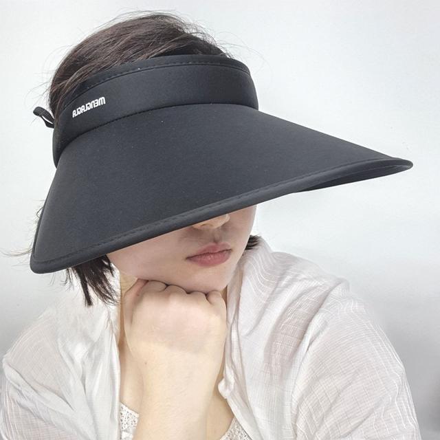 여름 햇빛 차단 챙넓은 선캡 - 산책 바다 썬캡 모자