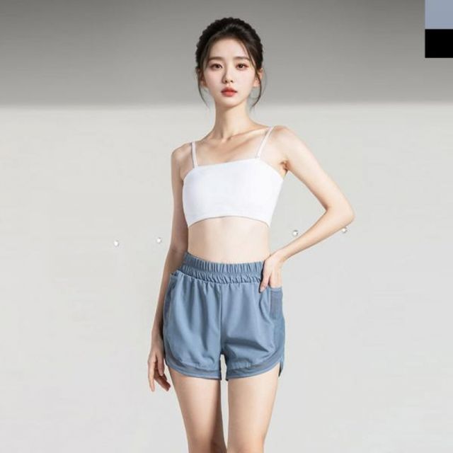YJDKSW02 속바지투인원 여자러닝쇼츠3부반바지 NKJN