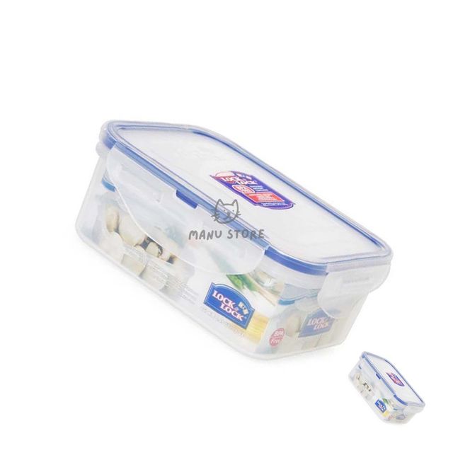 밥용기 반찬통 직사각 찬통 밀폐용기 460ml