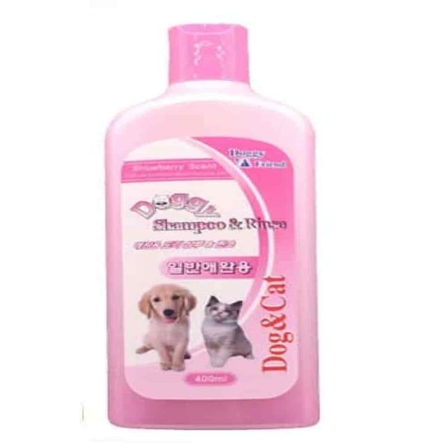 반려동물 샴푸린스 400ml, 강아지 고양이 겸용