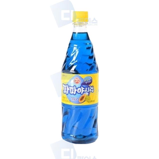 오뚜기 파파야향시럽 1kg 1병 슬러시원액