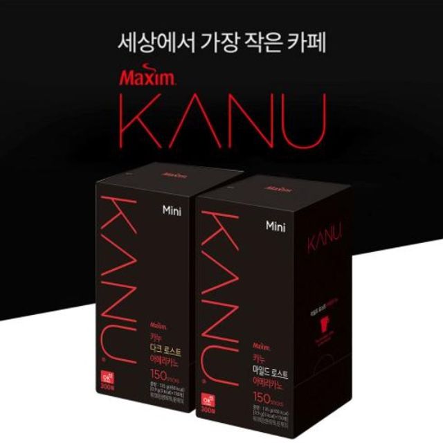 믹스커피 인스턴트커피 카누 미니 150T