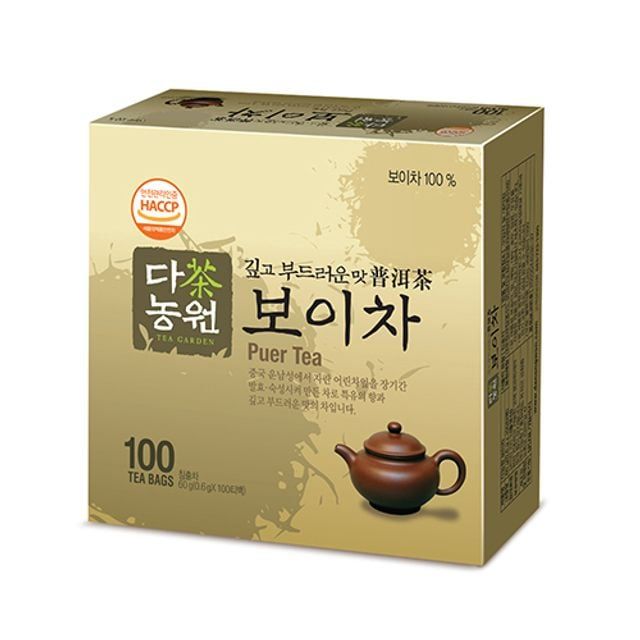 보이차 티백 100개입 전통 차 음료