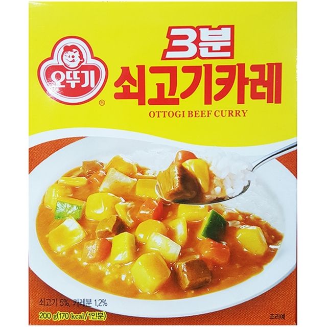 오뚜기 쇠고기 3분카레 200g X24개 대량 구매