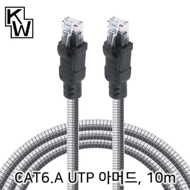 CAT.6A 기가비트 랜 케이블 10m, 아머드 UTP