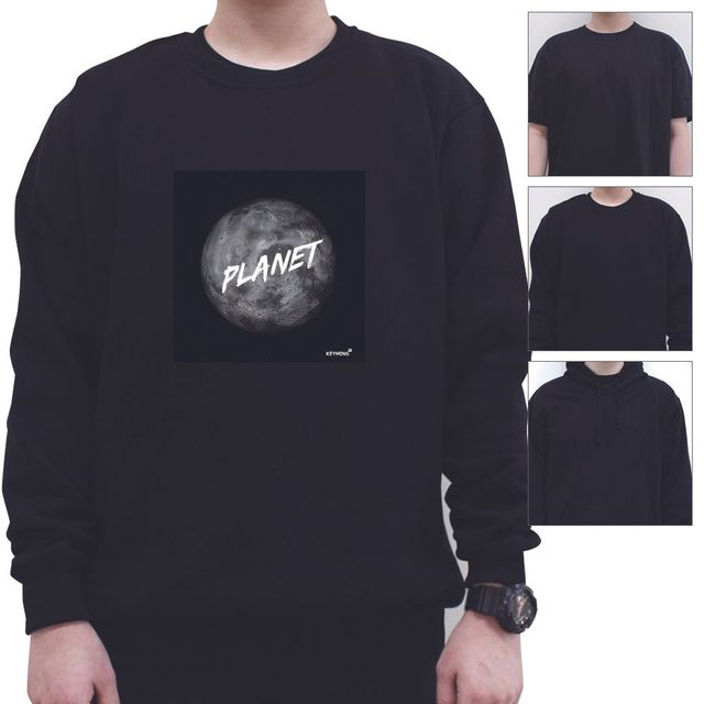 키밍 맨투맨 후드티 티셔츠 planet 행성 그래픽