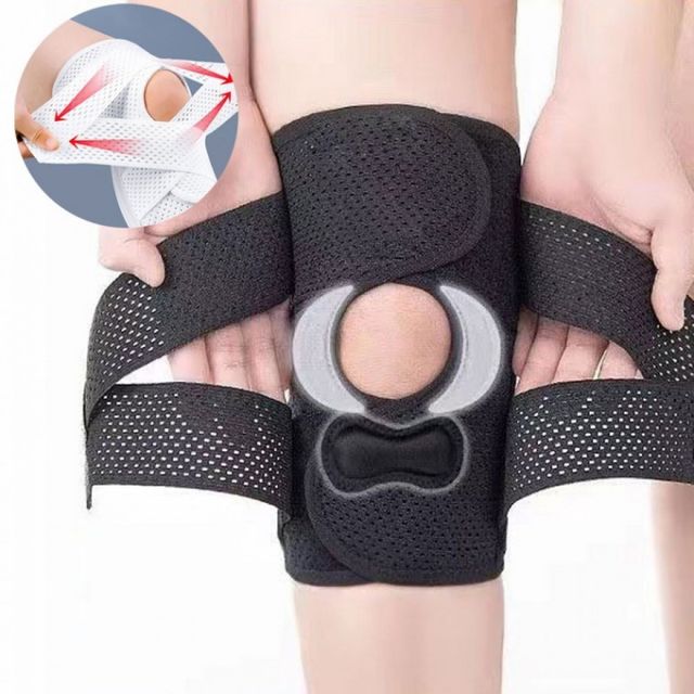 무릎 보호대 힘줄 강판 지지대 무릎밴드