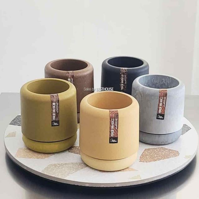 플라스틱 화분 15x16 정원화분 사무실화분 꽃화분 예쁜화분