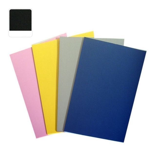 현진 양면칼라 폼보드 DF-111 5T 흑색 60x90 (30개입)